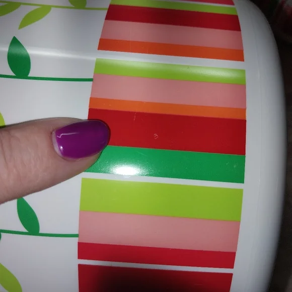 Floral hearts Tupperware canister set